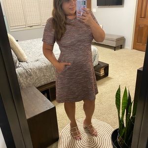 LOFT A line dress with POCKETS!